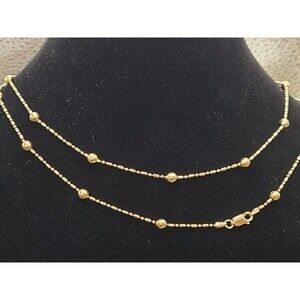 Vintage Paired Italian 925 Sterling Silver Necklaces And Bracelet, 20', 18', 8